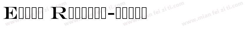 Engry Regular字体转换